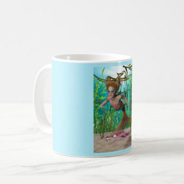 Little Elvira Mermaid Coffee Mug (Front Left)