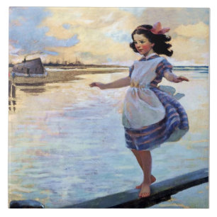 “Little Eml’y” By Jessie Willcox Smith Tile