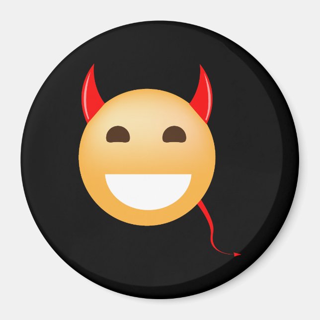 Little Emoji Devil Magnet (Front)