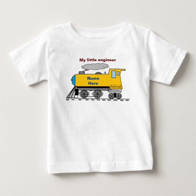 Little Engineer Baby T-Shirt (Front)