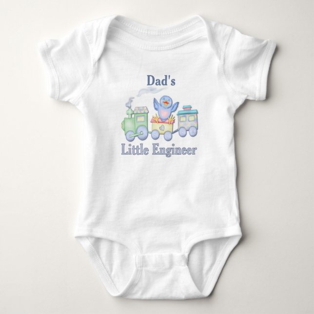 Little Engineer - Dad Baby Bodysuit (Front)