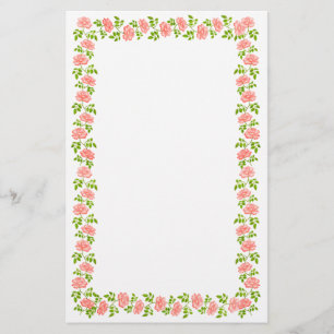 Little English Tea Roses Stationery