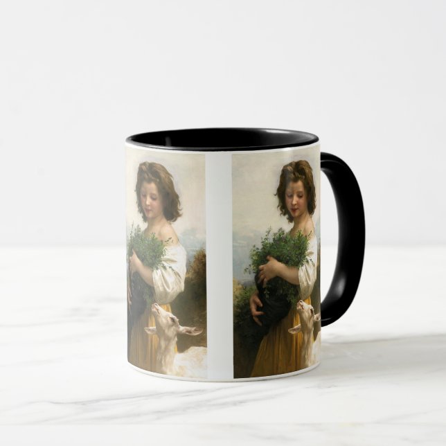 Little Esmeralda by William-Adolphe Bouguereau Mug (Front Right)