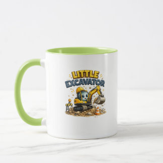 Little Excavator Cute Construction Mug