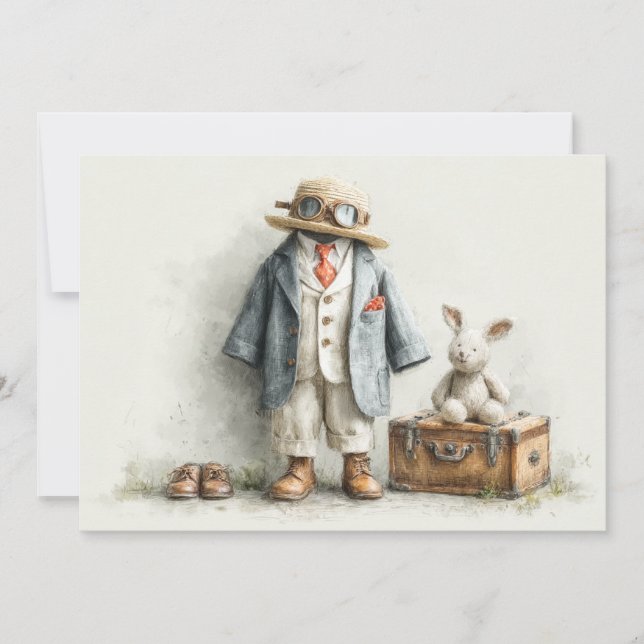 Little Explorer 1st Birthday Party Invitation (Front)