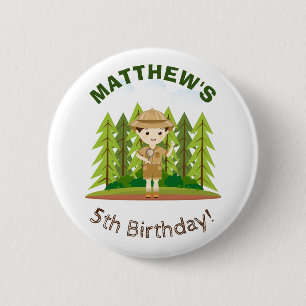 Little Explorer 6 Cm Round Badge