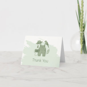 Little Explorer Adventure Baby Shower Thank You Card