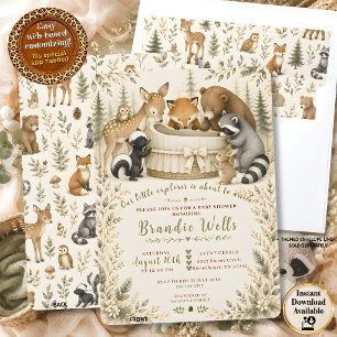 Little Explorer Baby Shower Invitation