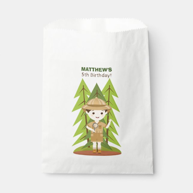 Little Explorer Favour Bags (Front)
