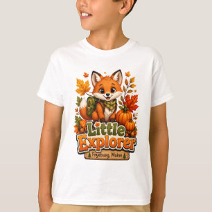 Little Explorer Fryeburg Maine Kids T-Shirt