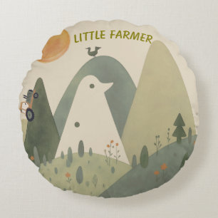 Little Explorer Hills Round Cushion