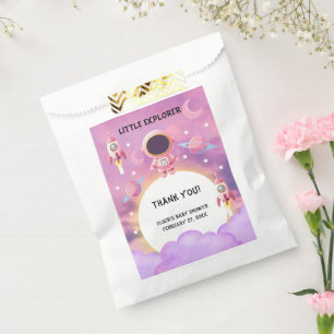 Little Explorer Modern Purple Baby Shower Favour Bags