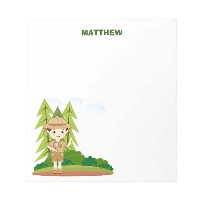 Little Explorer Notepad (Front)