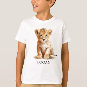 Little Explorer - Personalised Lion Cub T-Shirt