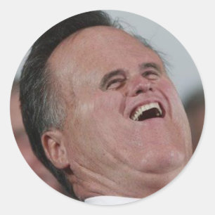 Little Face, Big Chuckles Classic Round Sticker