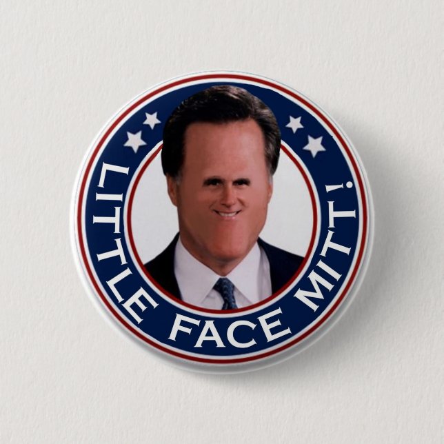 Little Face Mitt! 6 Cm Round Badge (Front)