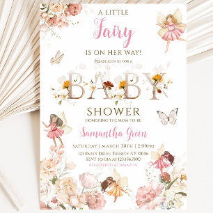 Little Fairy Baby Shower Invitation