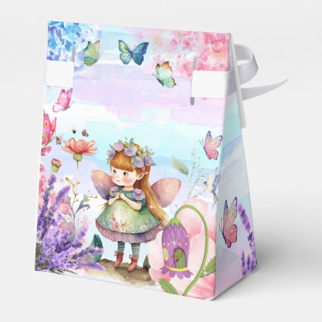 little fairy birthday Favour Box (Back Side)