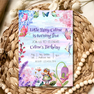 little fairy birthday invitation