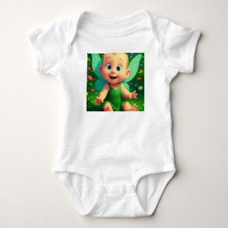 Little fairy dreamer- fairy wings baby bodysuit