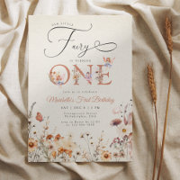 Little Fairy Floral Fall Garden First Birthday