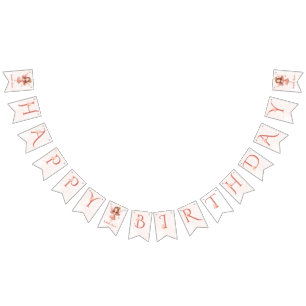 Little Fairy Pink Butterfly Any Age  Bunting