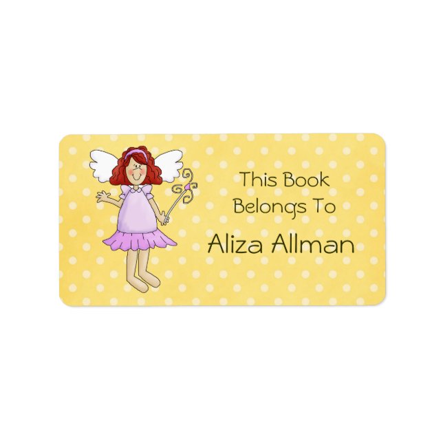 Little Fairy Princess Bookplate Label (Front)