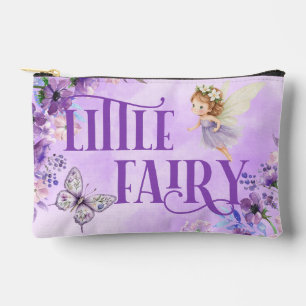 Little Fairy Purple Floral Accessory Pouch