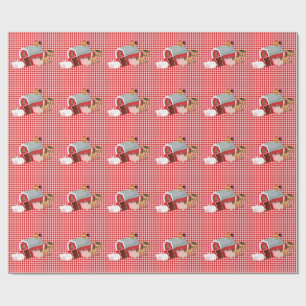 Little Farm Animals Wrapping Paper