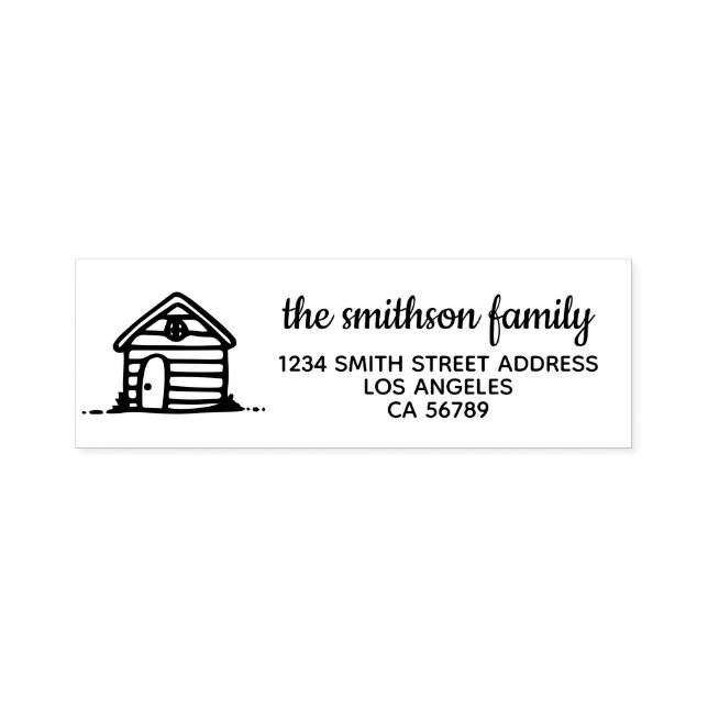 Little Farm House Self-inking Stamp (Design)