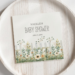 Little Farm Nursery Animals Baby Shower Napkins