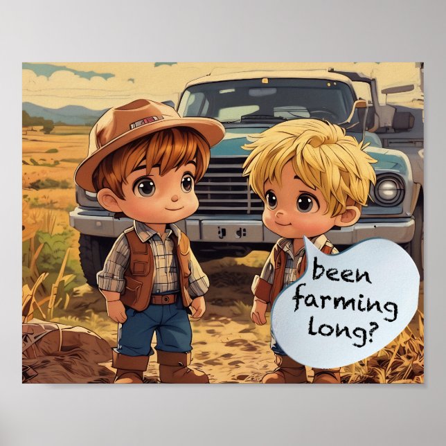 Little Farmer Boys - Been Farmig Long? Poster (Front)