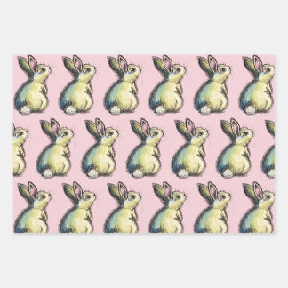 Little Fat Bunny Wrapping Paper