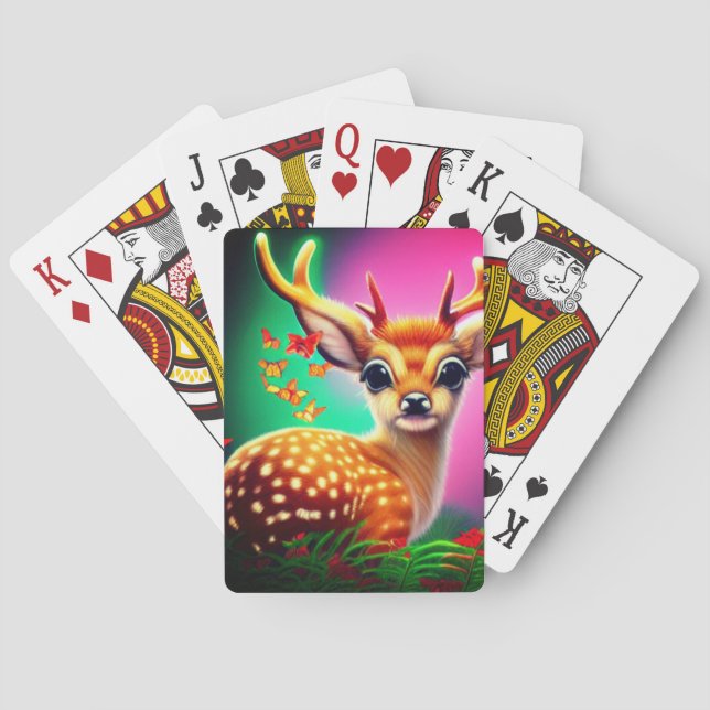 Little Fawn Playing Cards (Back)