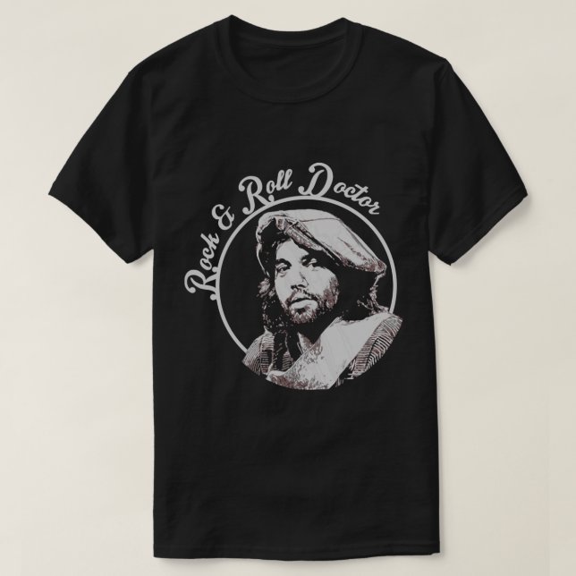Little Feat Rock and Roll Doctor Lowell George Old T-Shirt (Design Front)