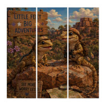 Little Feet Big Adventures Cute Lizard Explorers