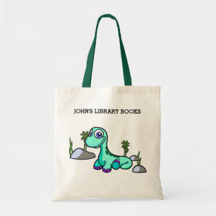 Little Feet Library Books Budge Tote Bag
