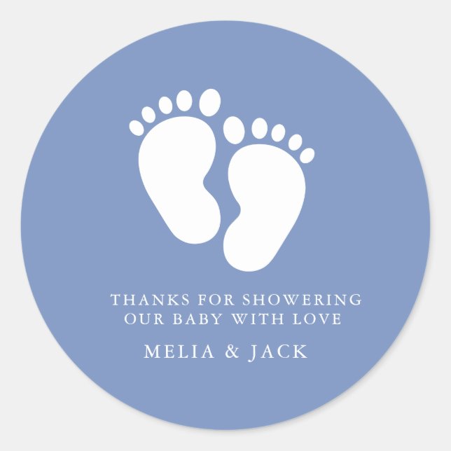  Little Feet Minimalist Neutral Baby  sticker (Front)