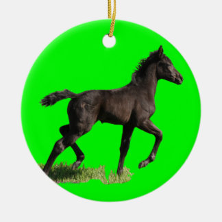Little Filly Horse Baby's First Christmas Ornament