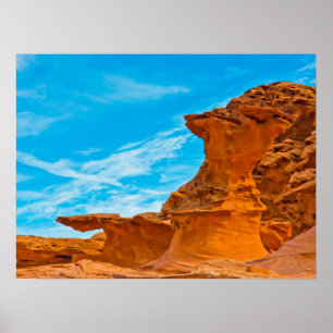 Little Finland Red Rock Sculptures Poster