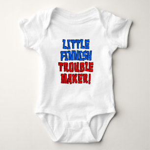 Little Finnish Trouble Maker Baby Bodysuit