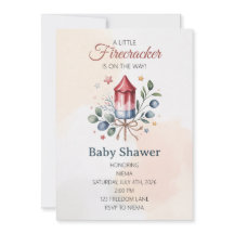 Little Firecracker 4th of July Baby Shower