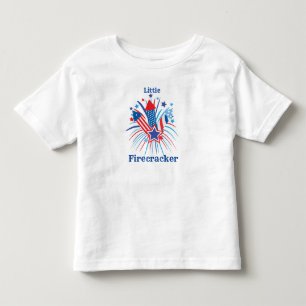 Little Firecracker 4th of July Toddler T-Shirt
