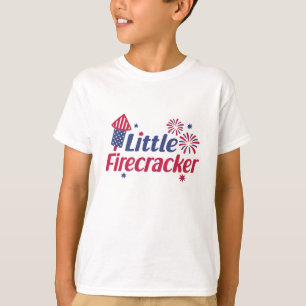 Little Firecracker Fireworks 4th Of July Funny T-Shirt