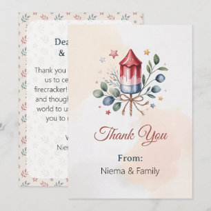 Little Firecracker Patriotic July 4th Baby Shower 