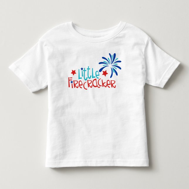Little Firecracker Toddler T-Shirt (Front)