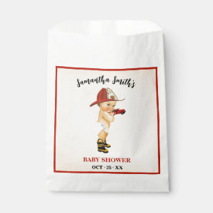 Little Firefighter Baby Shower Party Favour Bag