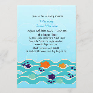 Little Fish, Baby Shower Invitation
