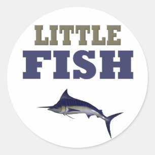 LITTLE FISH CLASSIC ROUND STICKER