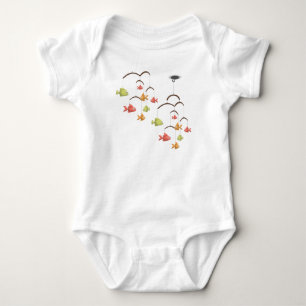 Little Fish Hanger Toy Kid T-Shirt Baby Bodysuit